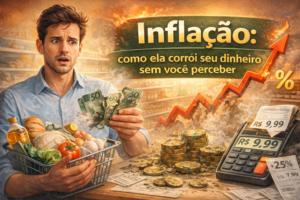Leia mais sobre o artigo 💸 Inflação: como ela corrói seu dinheiro sem você perceber 🔥📉