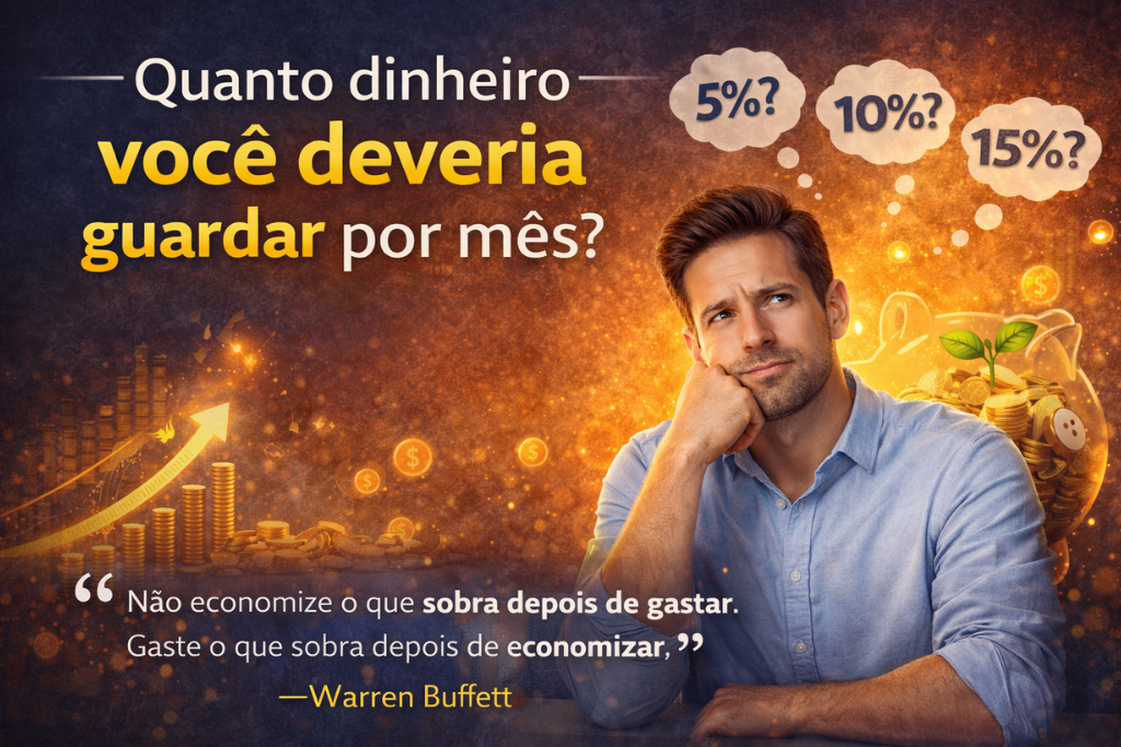 Leia mais sobre o artigo 🤔Quanto dinheiro você deveria guardar por mês?🧠