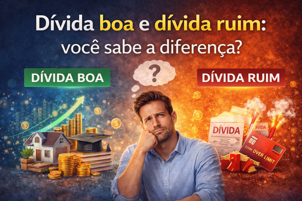 Leia mais sobre o artigo 💸 Dívida boa e dívida ruim: você sabe a diferença? 💸🤔