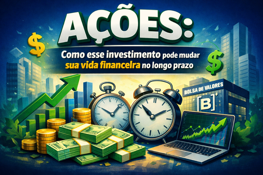 Leia mais sobre o artigo 📈 Ações: como esse investimento pode mudar sua vida financeira no longo prazo ?💰⏳