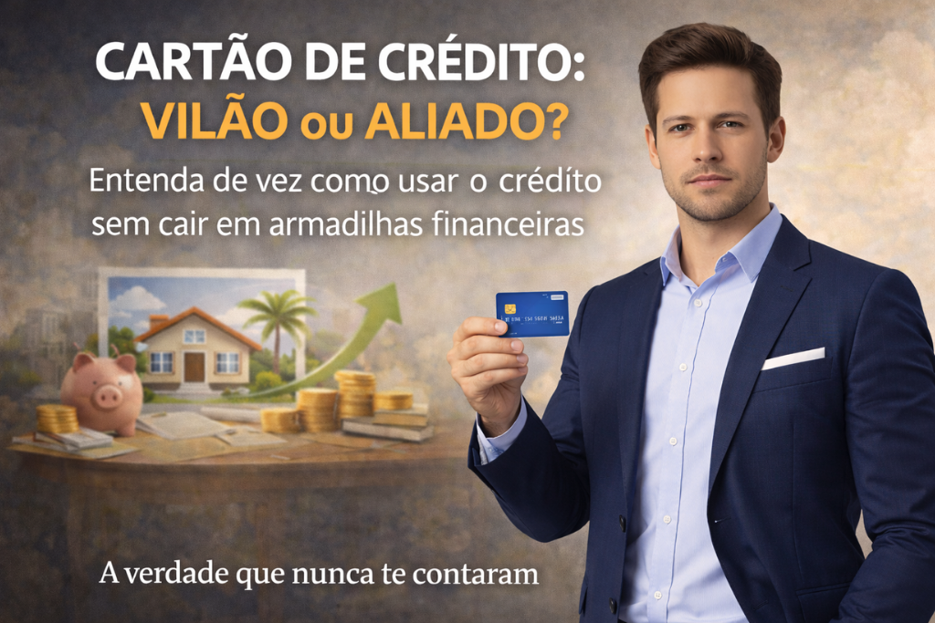 Leia mais sobre o artigo 💳 Cartão de crédito: vilão ou aliado? Entenda de vez como usar o crédito sem cair em armadilhas financeiras😓